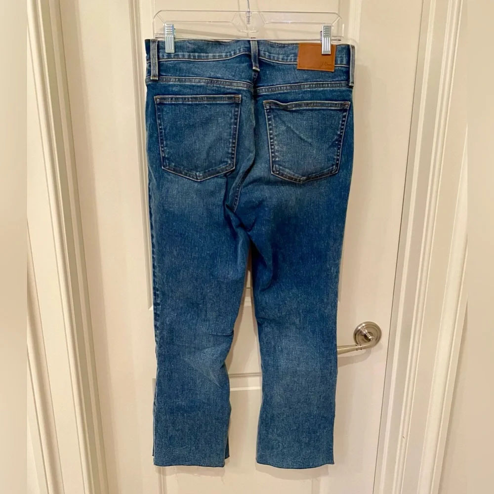 J Crew Billie Demi Boot Cropped Jeans Size 29